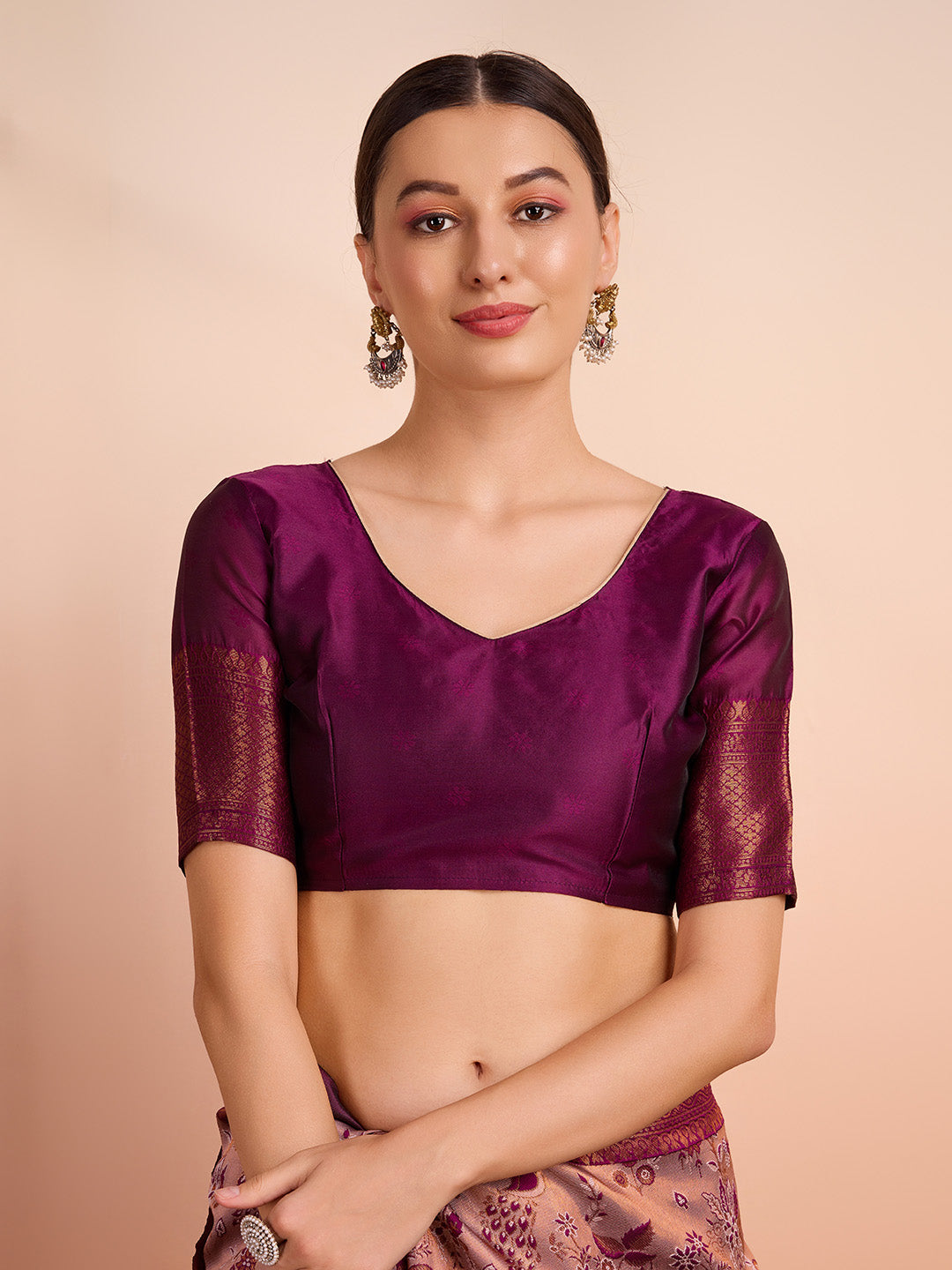DrapeKatha Blush Banarasi Muse – Woven Banarasi Pure Silk Saree