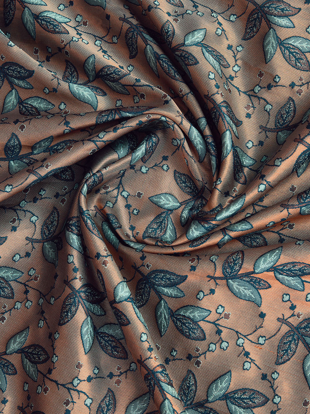 DrapeKatha Spring Meadow – Woven Banarasi Pure Silk Saree