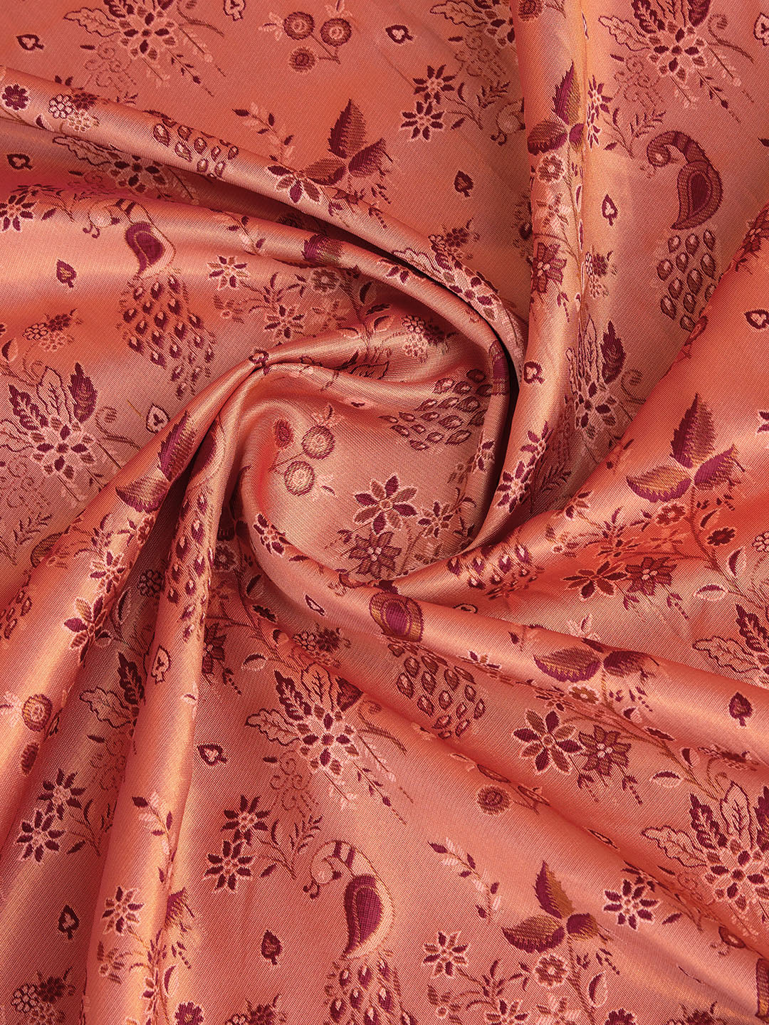 DrapeKatha Rosy Reverie – Woven Banarasi Pure Silk Saree