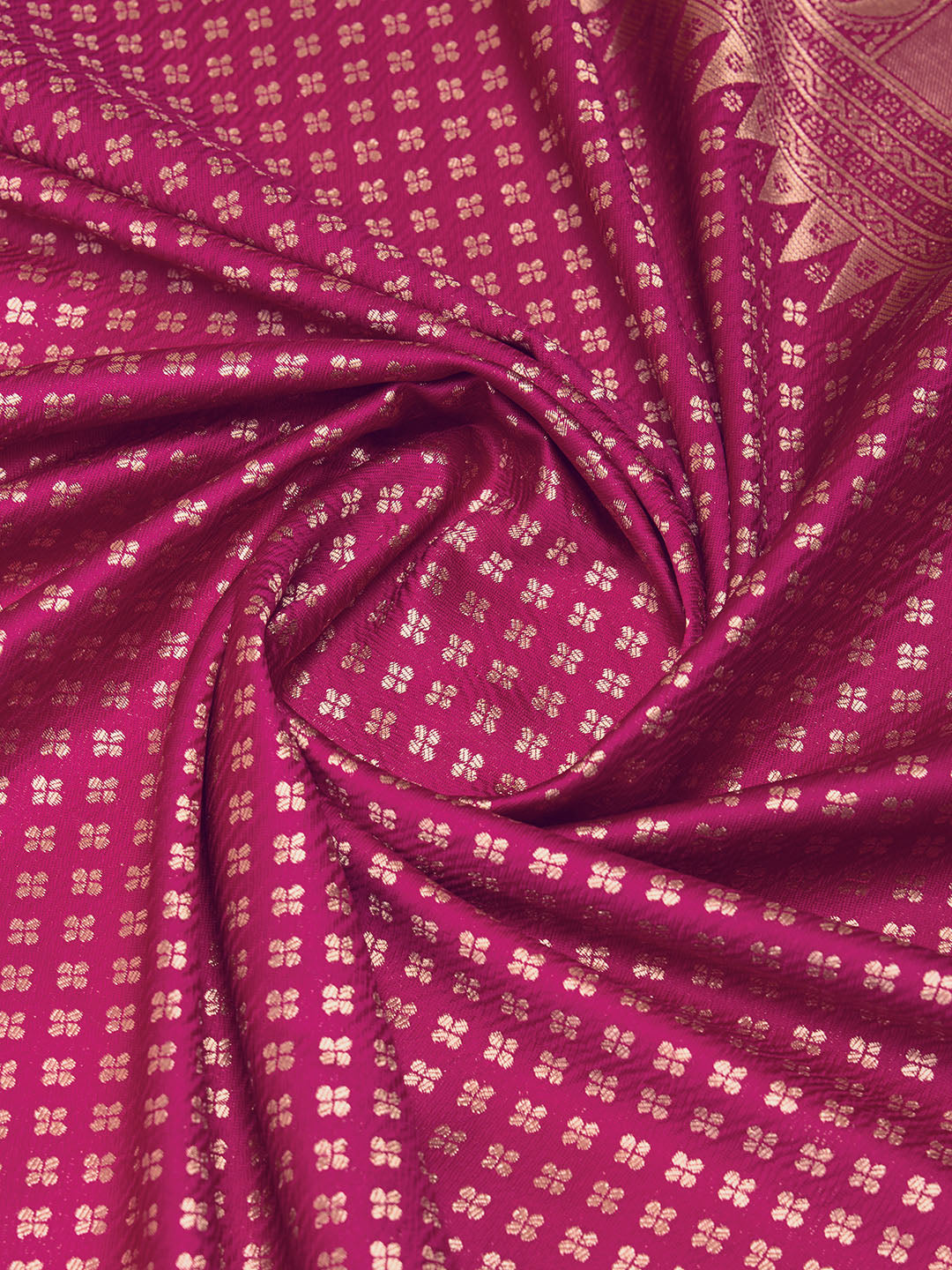 DrapeKatha Royal Blossom – Jari Weaved Banarasi Silk Blend Saree