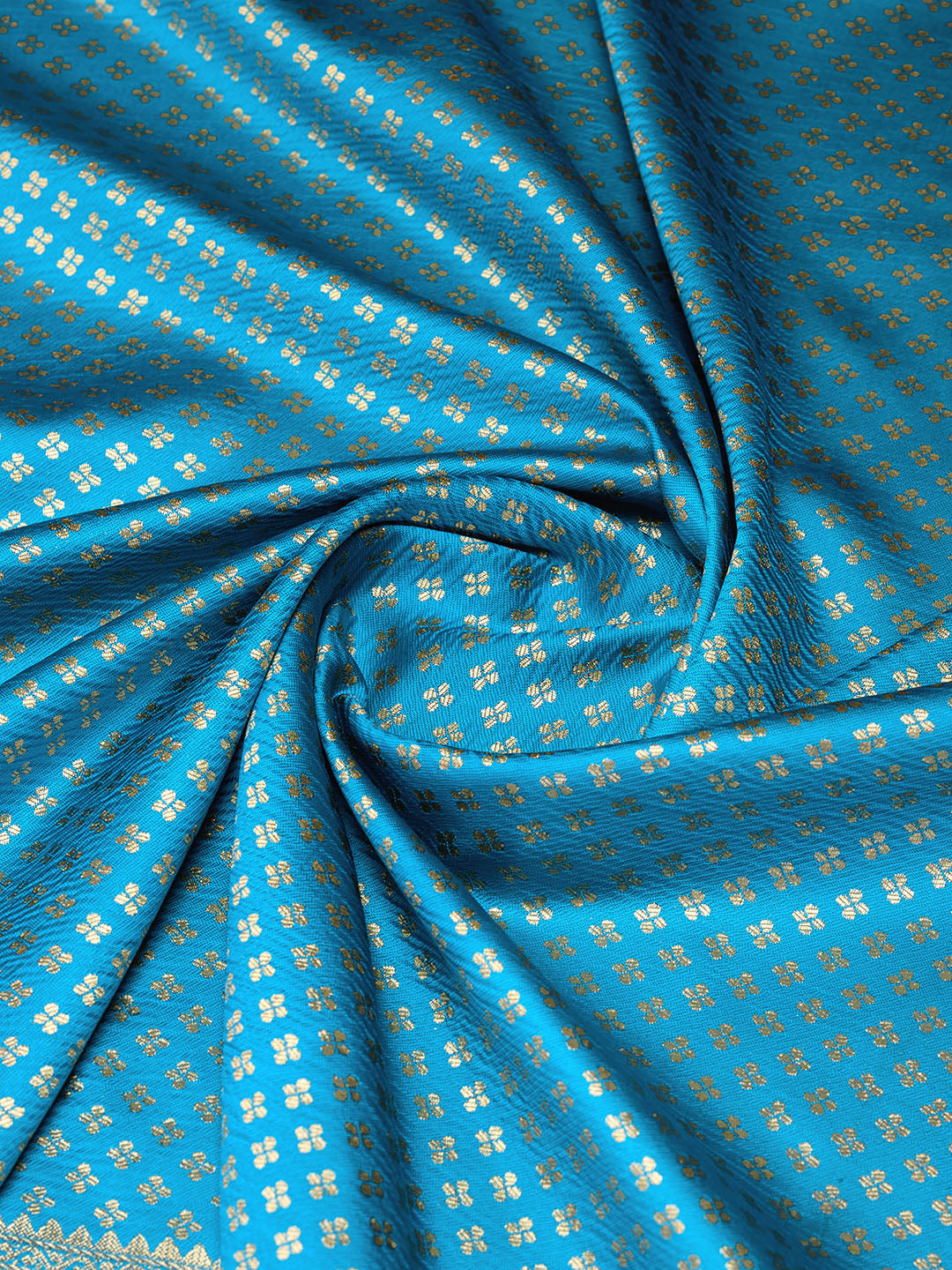 DrapeKatha Ocean Whisper – Jari Weaved Banarasi Silk Blend Saree