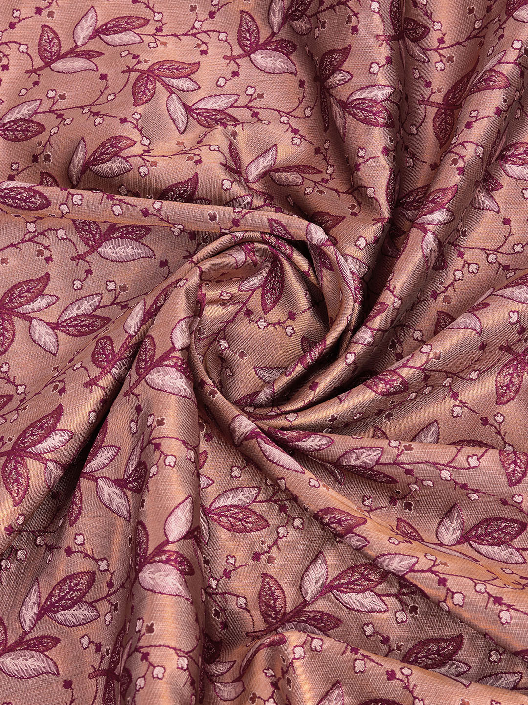 DrapeKatha Rosy Royale – Woven Banarasi Pure Silk Saree