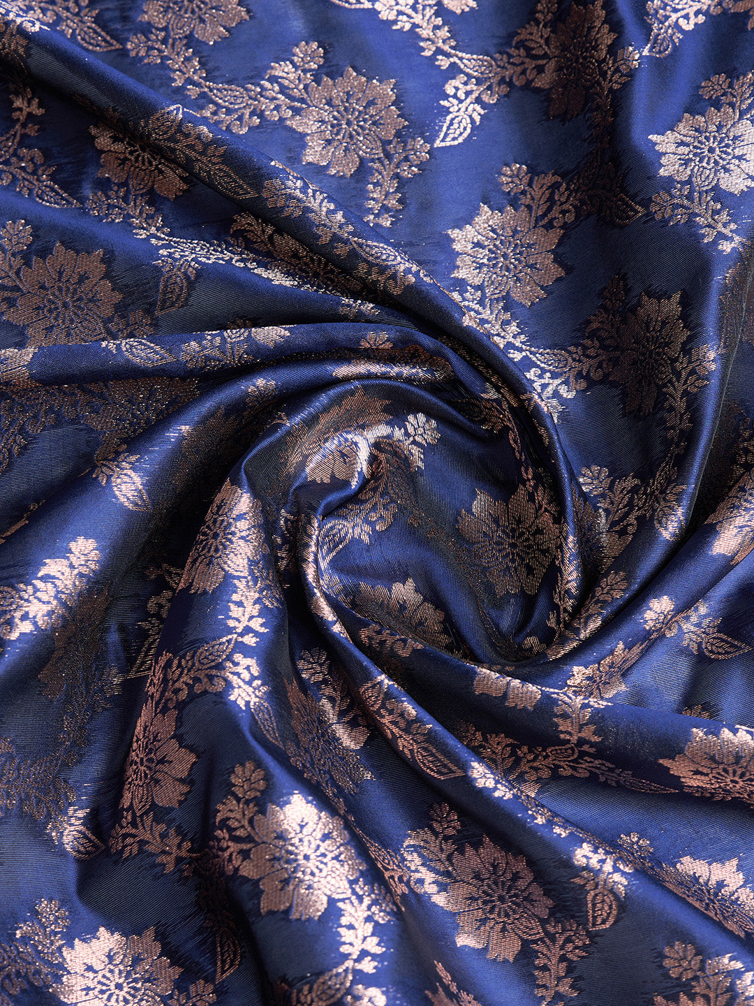 DrapeKatha Indigo Luxe – Woven Bollywood Pure Silk Saree