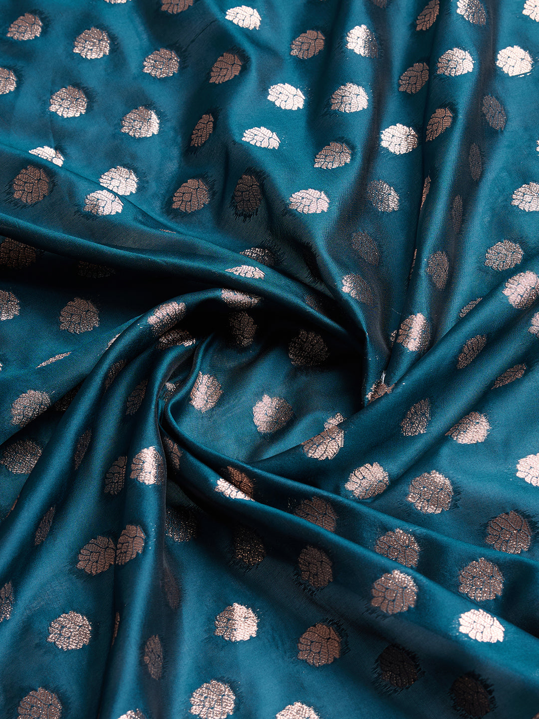 DrapeKatha Sky Serenity – Woven Bollywood Pure Silk Saree