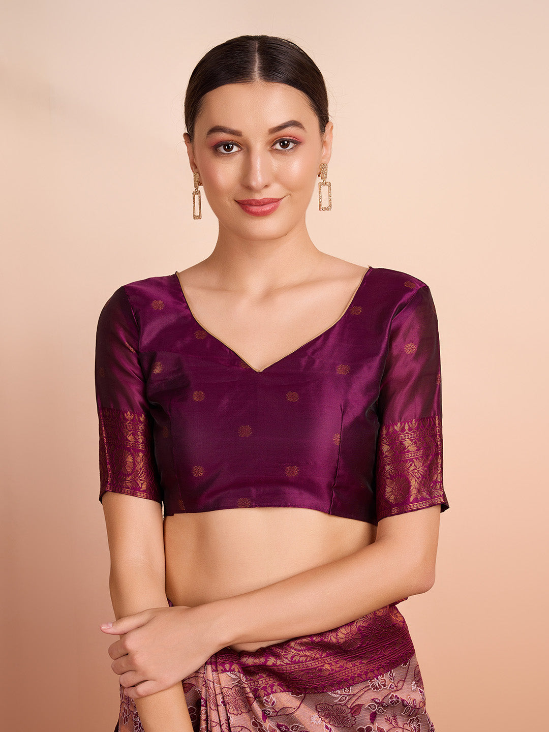 DrapeKatha Rani Rivaayat – Woven Banarasi Pure Silk Saree