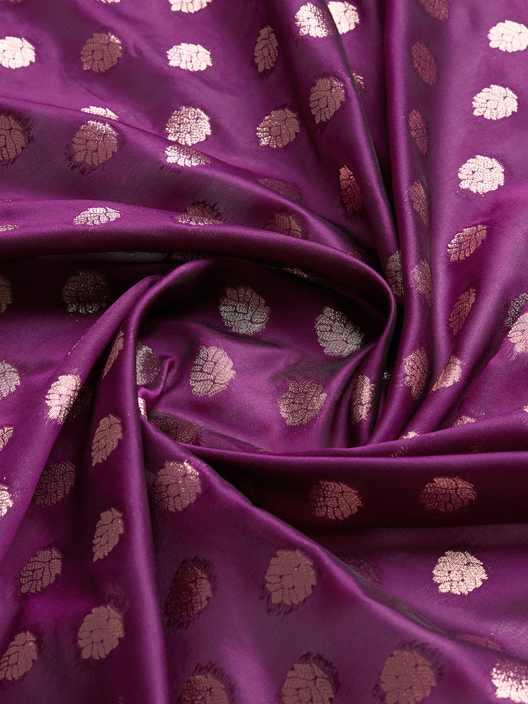 DrapeKatha Lavender Allure – Woven Bollywood Pure Silk Saree
