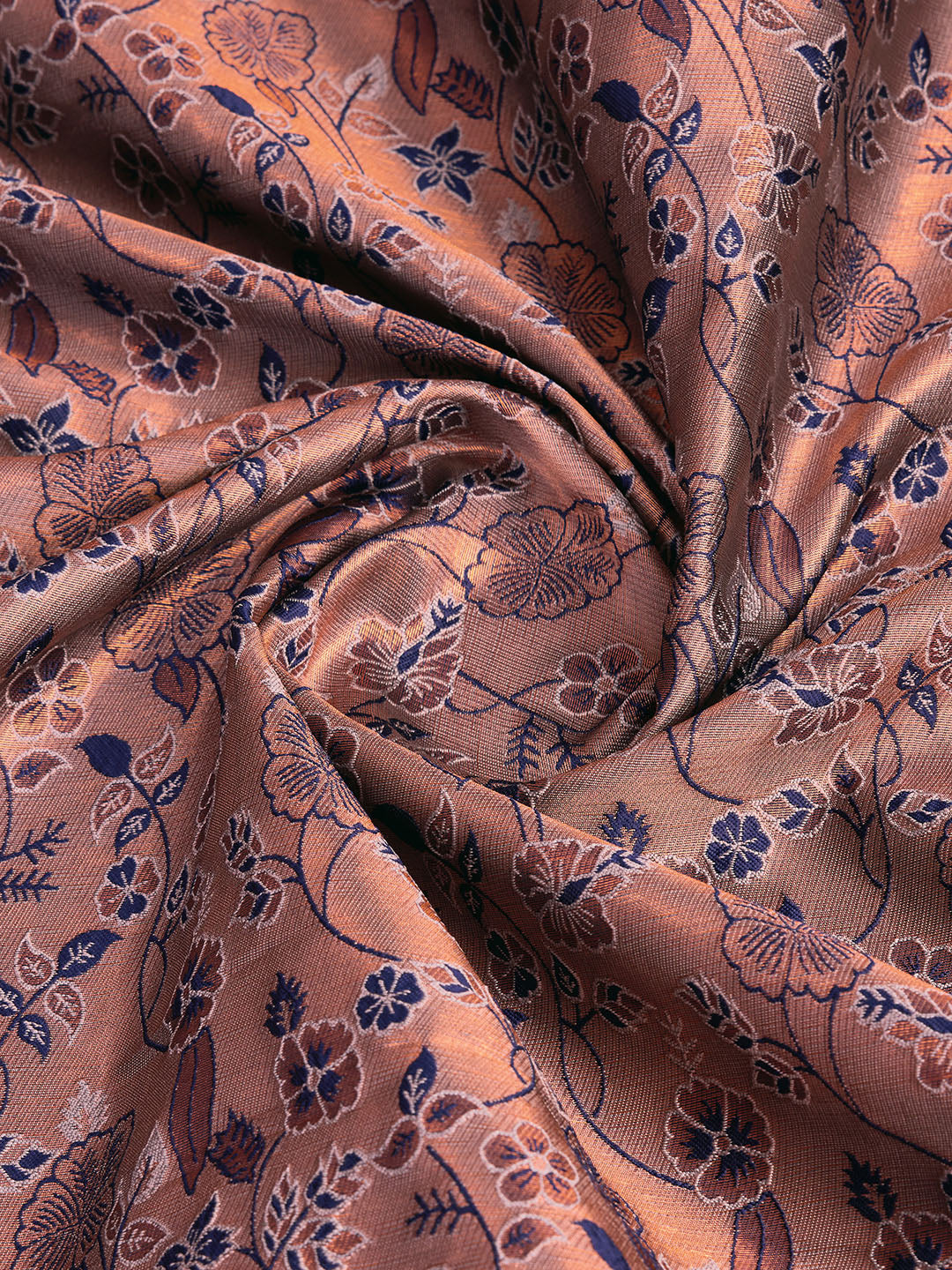 DrapeKatha Smoky Charm – Woven Banarasi Pure Silk Saree