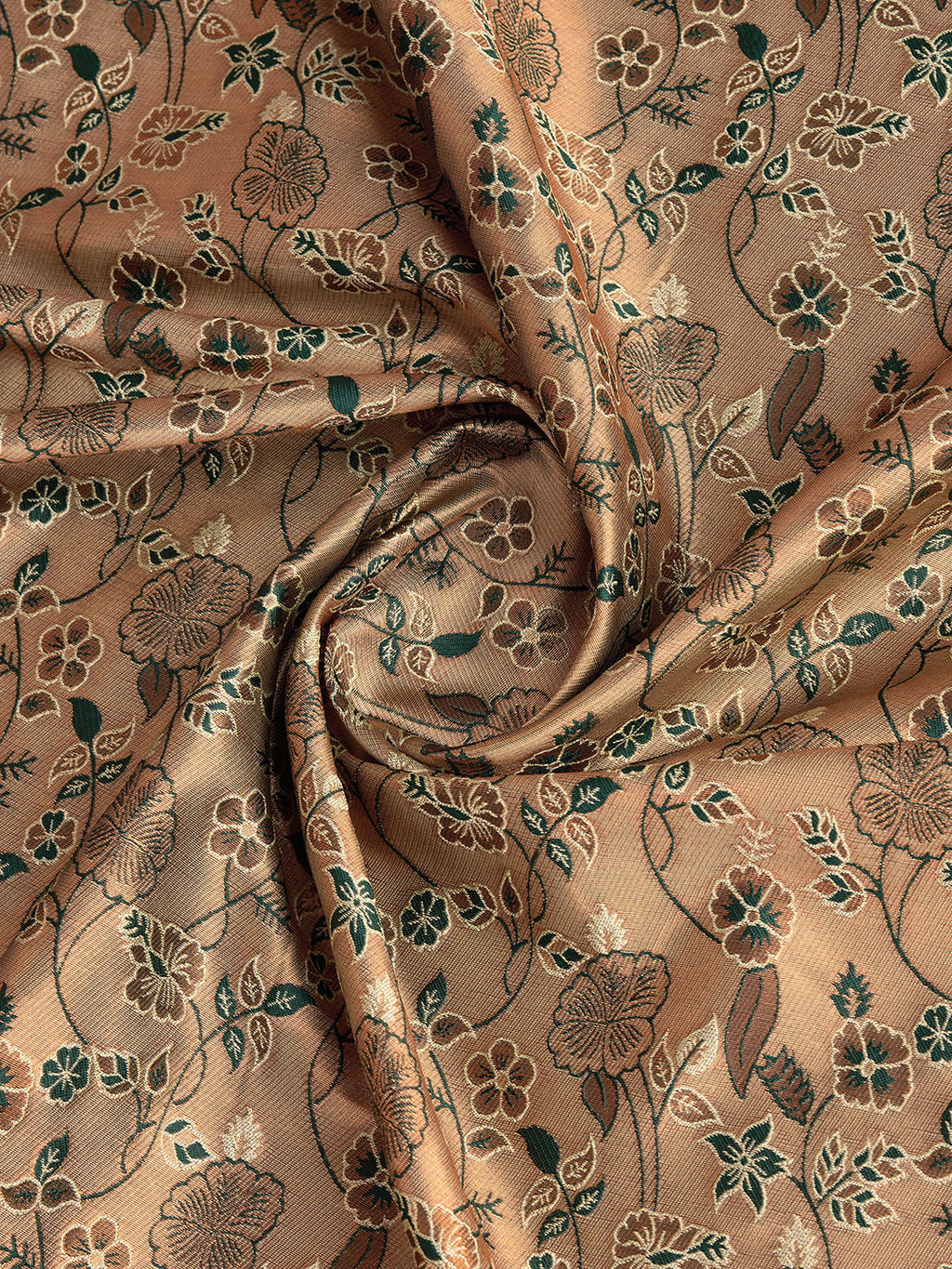 DrapeKatha Emerald Aura – Woven Banarasi Pure Silk Saree