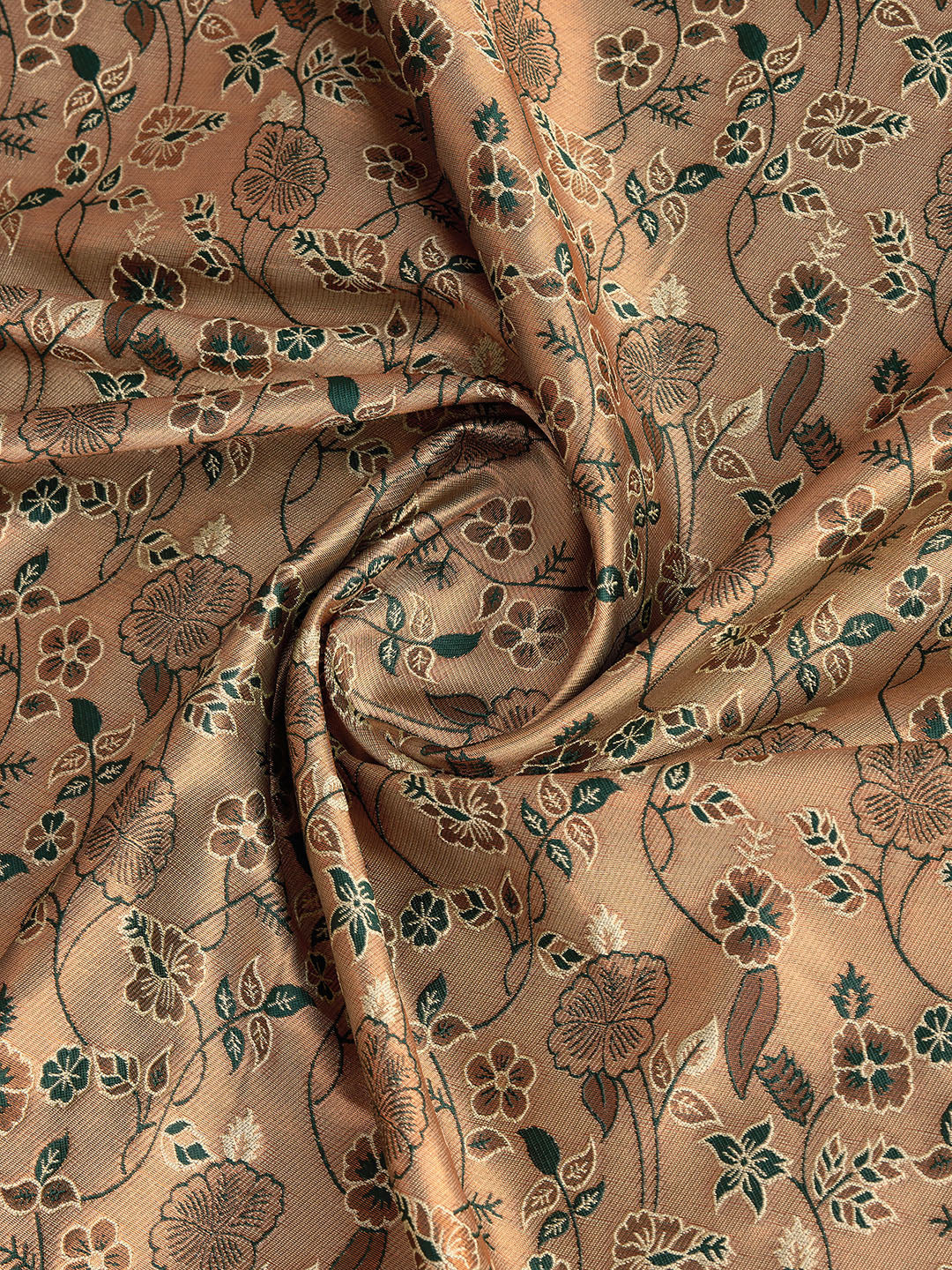 DrapeKatha Emerald Aura – Woven Banarasi Pure Silk Saree