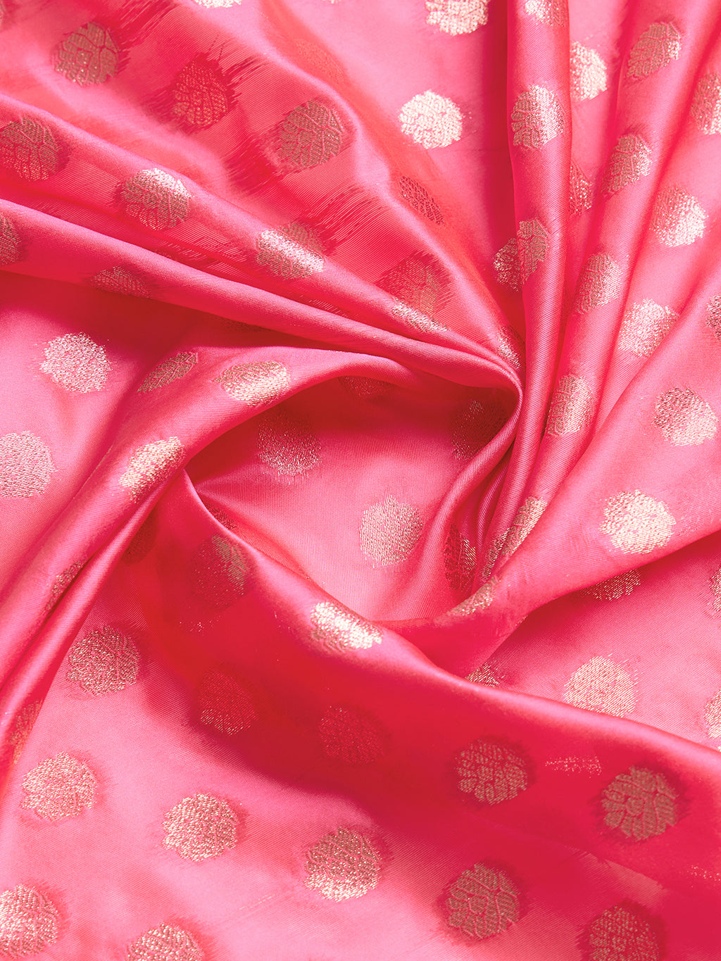 DrapeKatha Rose Charm – Woven Bollywood Pure Silk Saree