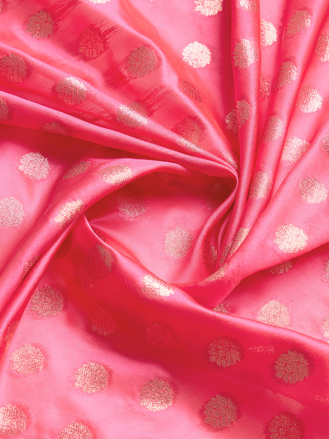 DrapeKatha Rose Charm – Woven Bollywood Pure Silk Saree
