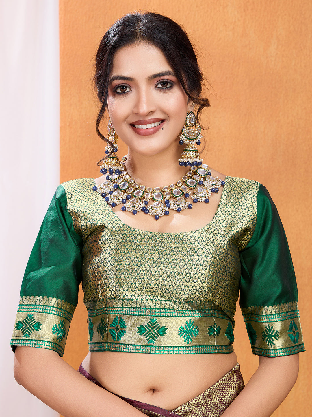 DrapeKatha Wine Enchant – Embellished Banarasi Tussar Silk Saree