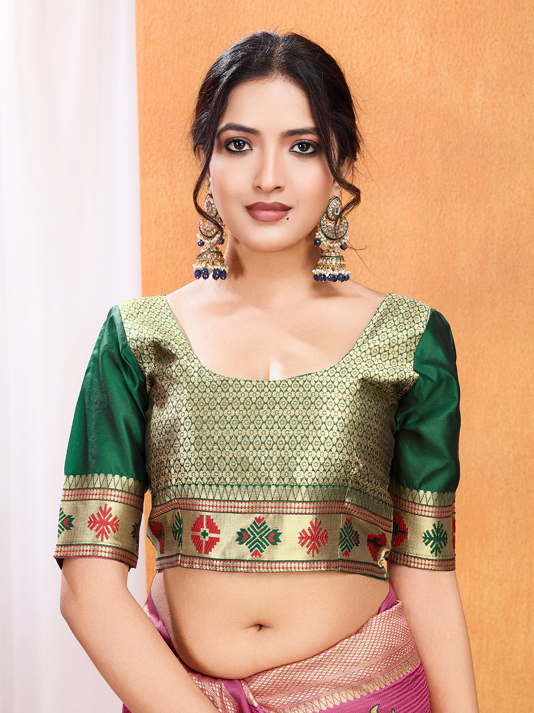 DrapeKatha Petal Sheen – Embellished Banarasi Tussar Silk Saree