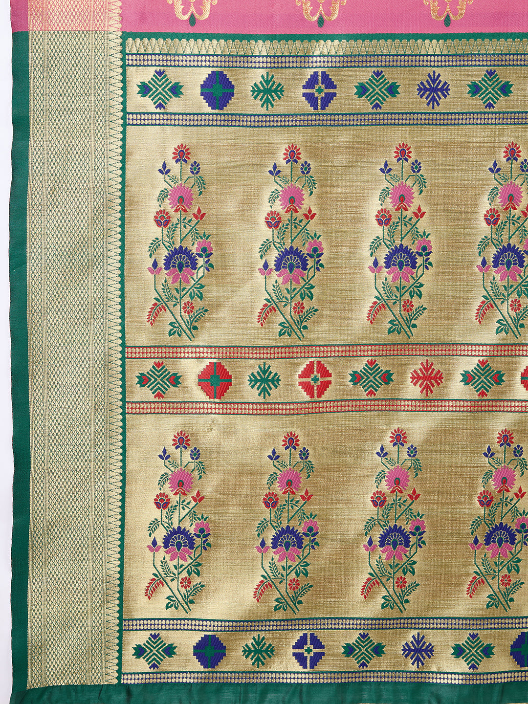 DrapeKatha Petal Sheen – Embellished Banarasi Tussar Silk Saree