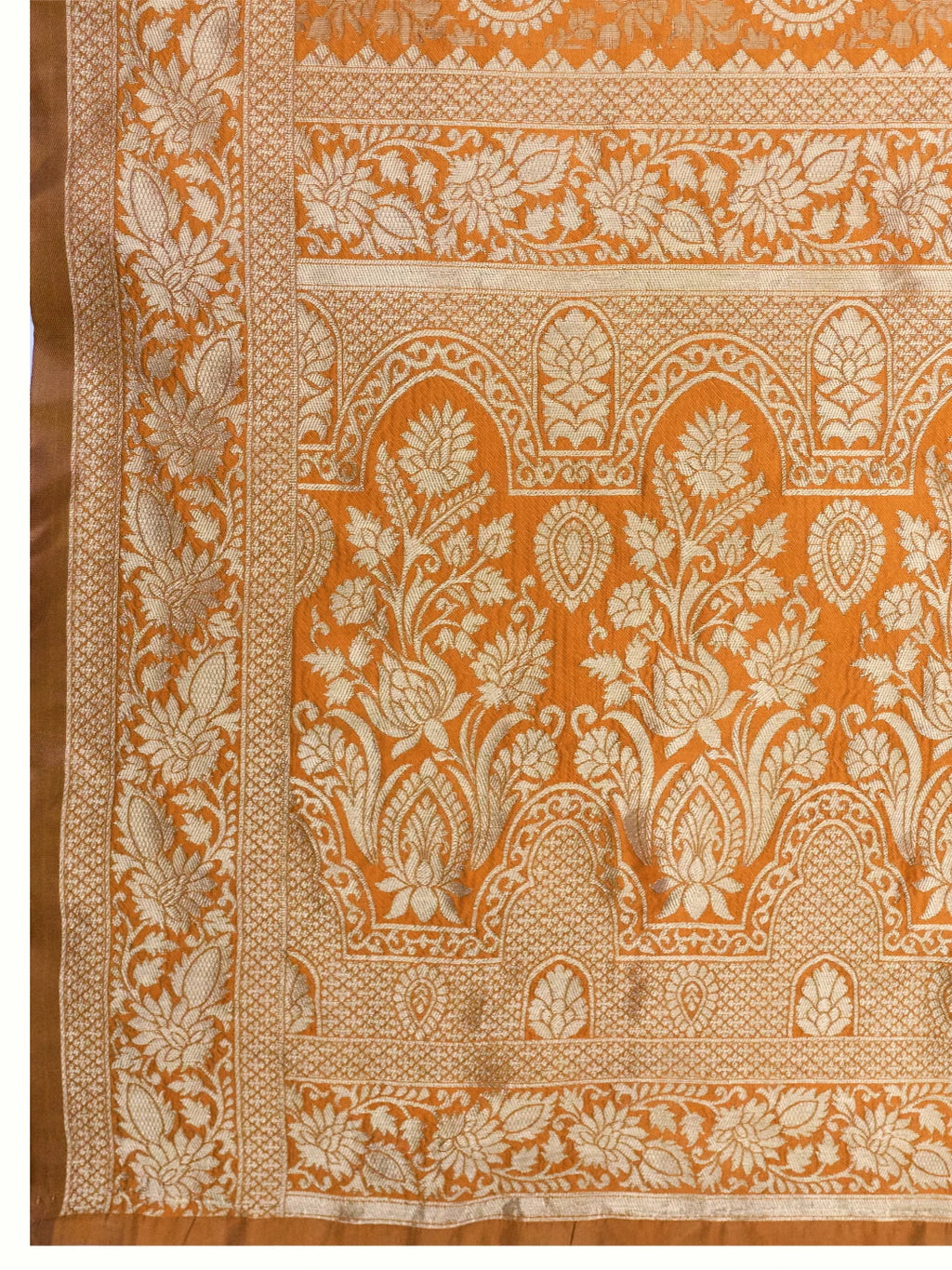 DrapeKatha Sunehri Glow – Heritage Zari Woven Silk Saree