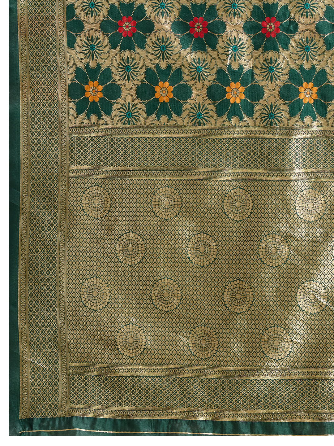 Drapekatha Festive Motif Zari Woven Kota Litch Saree